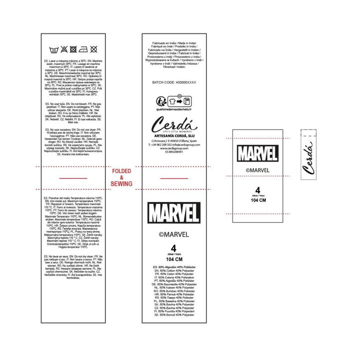 Sweat-shirt Enfant Spider-Man Beige