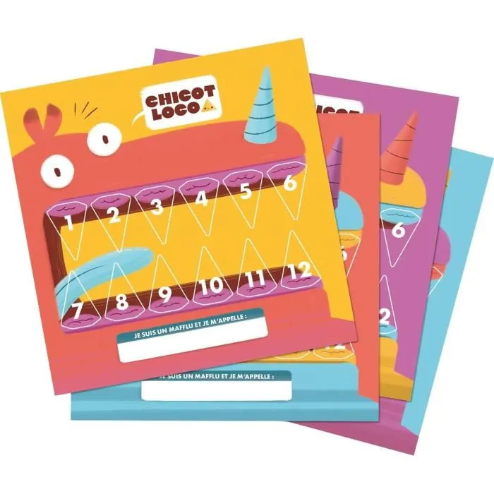 Asmodee Chicot Loco Jeu de Société en Français - Jeu de Cartes et de Dents
