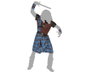 Déguisement écossais homme adulte William Wallace Bleu XL