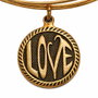 Alex And Ani Bracelet LOVE II Doré