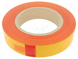 FATH Ruban de délimitation adhésif rouge 50m x 50mm