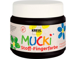 Kreul Peinture à doigts pour textile noir 150ml