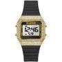 Guess GW0430L2 avec bracelet noir et boîtier doré