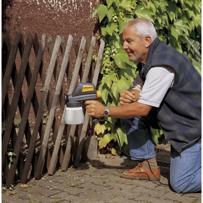 Wagner Pistolet à peinture haute pression airless W180P - Puissant, facile à nettoyer, pour l'extérieur Wagner Pistolet à peinture haute pression airless W180P - Puissant, facile à nettoyer, pour l'extérieur