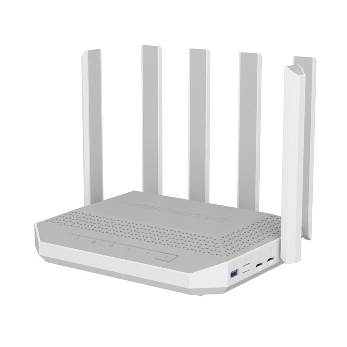 Router Keenetic KN-4110-01-EU Blanc Gris USB 2.0 Ethernet LAN Wi-Fi 6 GHz