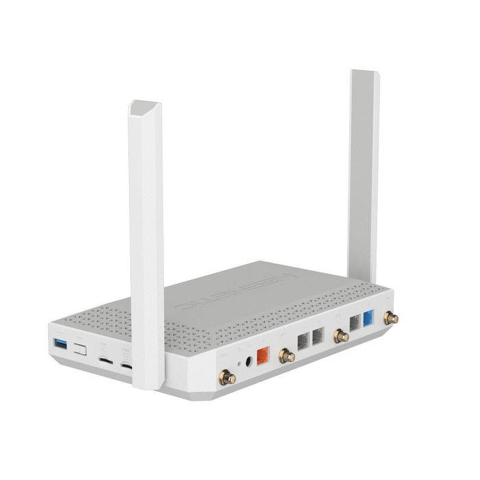 Router Keenetic KN-4110-01-EU Blanc Gris USB 2.0 Ethernet LAN Wi-Fi 6 GHz