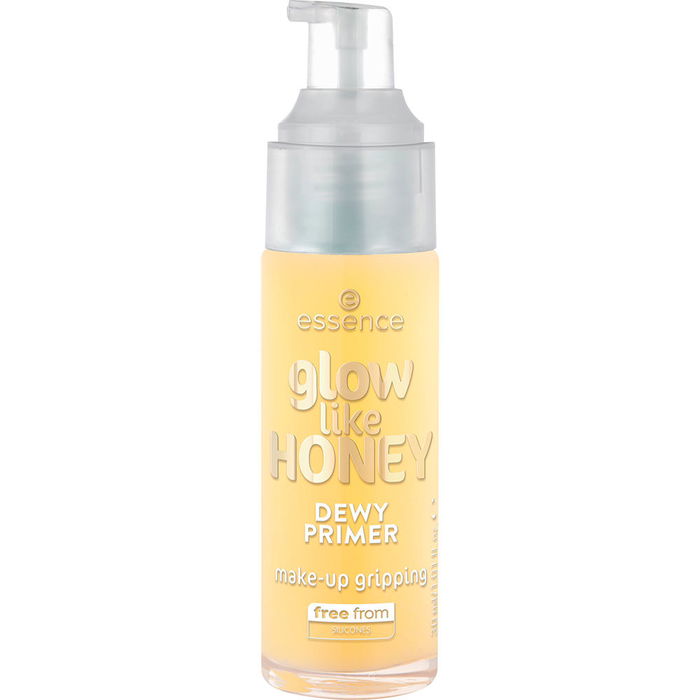 Essence Base de teint primer éclat lumineux Glow Like Honey, effet de miel et peau fraîche, 30 ml
