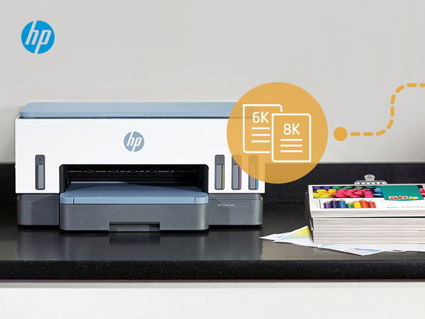 HP Smart Tank 7008 Multifonction Jet d'Encre A4 Duplex WiFi - Imprimante Scanner Copieur