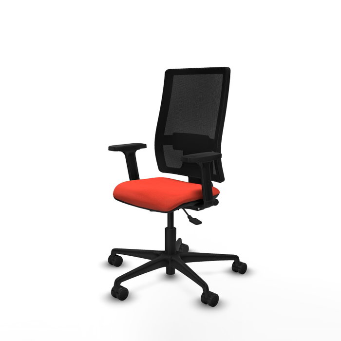 PIQUERAS Y CRESPO Chaise Bormate Asynchrone Orange foncé/Noir PIQUERAS Y CRESPO Chaise Bormate Asynchrone Orange foncé/Noir