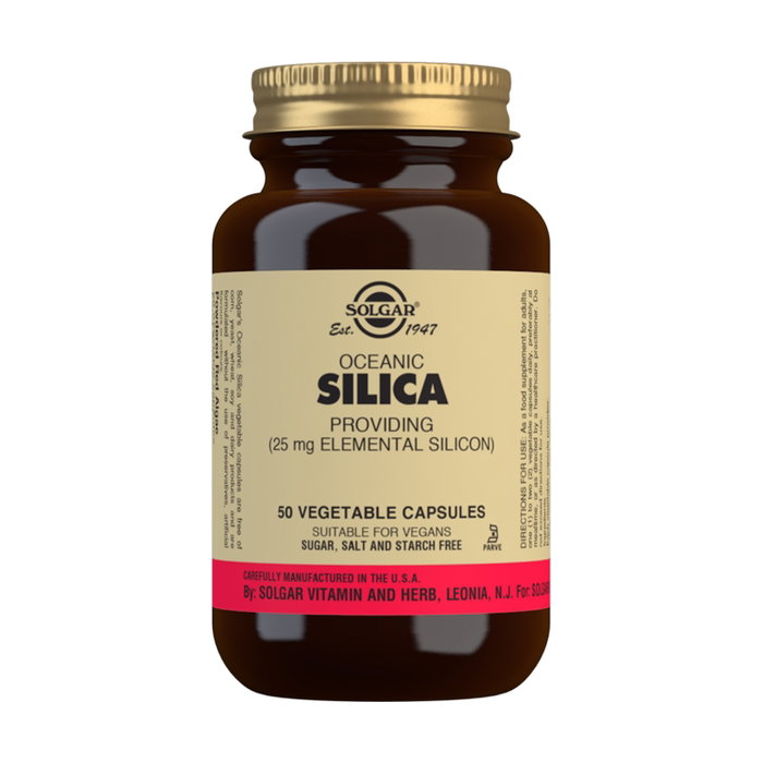 SOLGAR Silice Océanique 25mg 50 capsules végétales