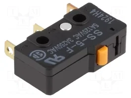 Aratas (Formerly Omron Components) Microcommutateur SNAP ACTION SS-5-F SPDT sans levier 5A/125VAC