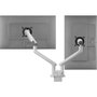 One For All Support moniteur Dynamic - Vesa 100 - Double Bras - 13 à 35'' - Blanc