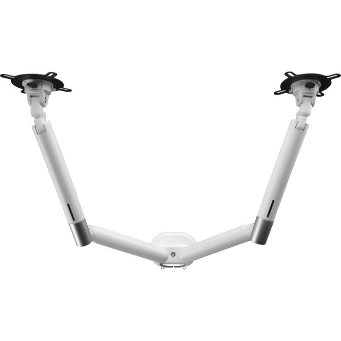 One For All Support moniteur Dynamic - Vesa 100 - Double Bras - 13 à 35'' - Blanc
