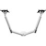 One For All Support moniteur Dynamic - Vesa 100 - Double Bras - 13 à 35'' - Blanc