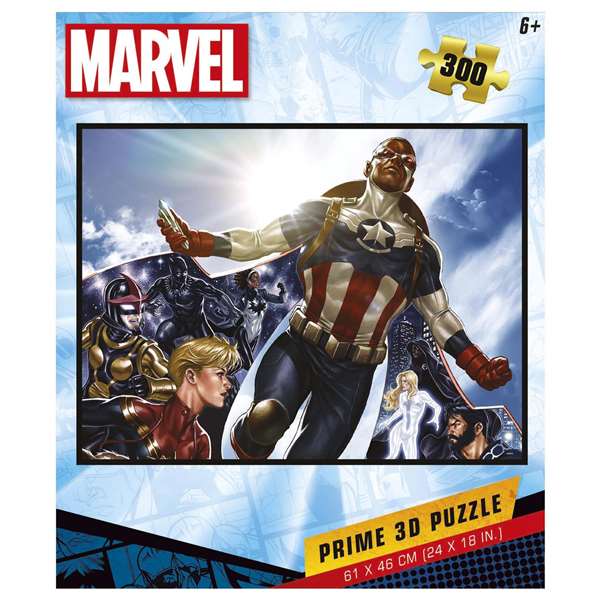 Educa Puzzle Lenticular 3D 300 Pièces Marvel - Effet 3D