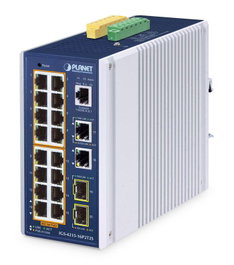 Planet IGS-4215-16P2T2S Commutateur Ethernet géré 16 ports PoE+, 2 ports Gigabit, 2 ports SFP