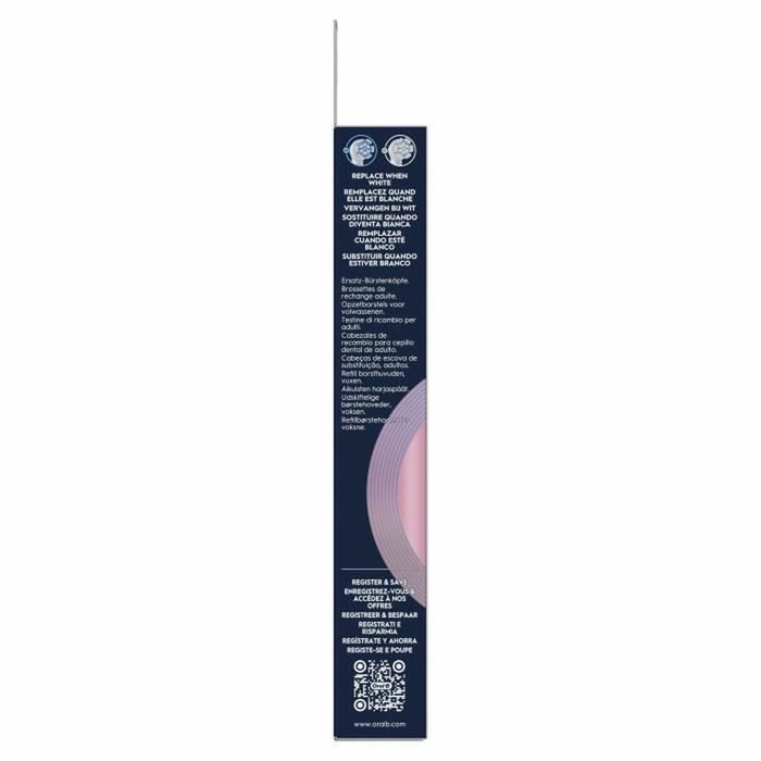 Oral-B iO Gentle Care Blanc - Pack de 4 recharges