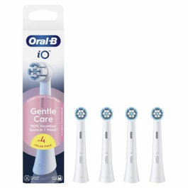 Oral-B iO Gentle Care Blanc - Pack de 4 recharges