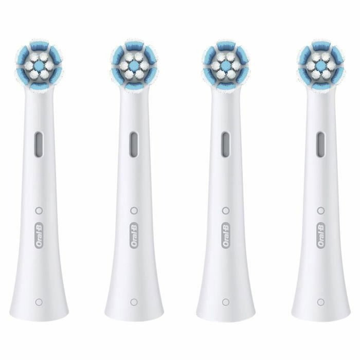 Oral-B iO Gentle Care Blanc - Pack de 4 recharges