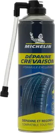 Michelin - Dépannage Crevaison et Regonflage 500 ml, sans Démontage, Solution Urgence pour Pneus Tourisme, SUV, Utilitaire, Remorque, Compatible Toutes Marques