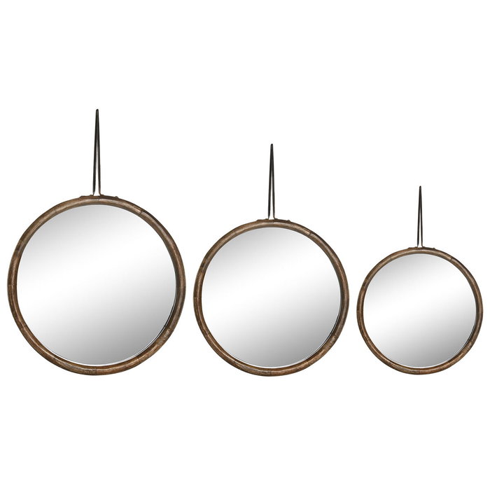 Miroir mural Home ESPRIT Naturel Tropical (3 Pièces) Miroir mural Home ESPRIT Naturel Tropical (3 Pièces)