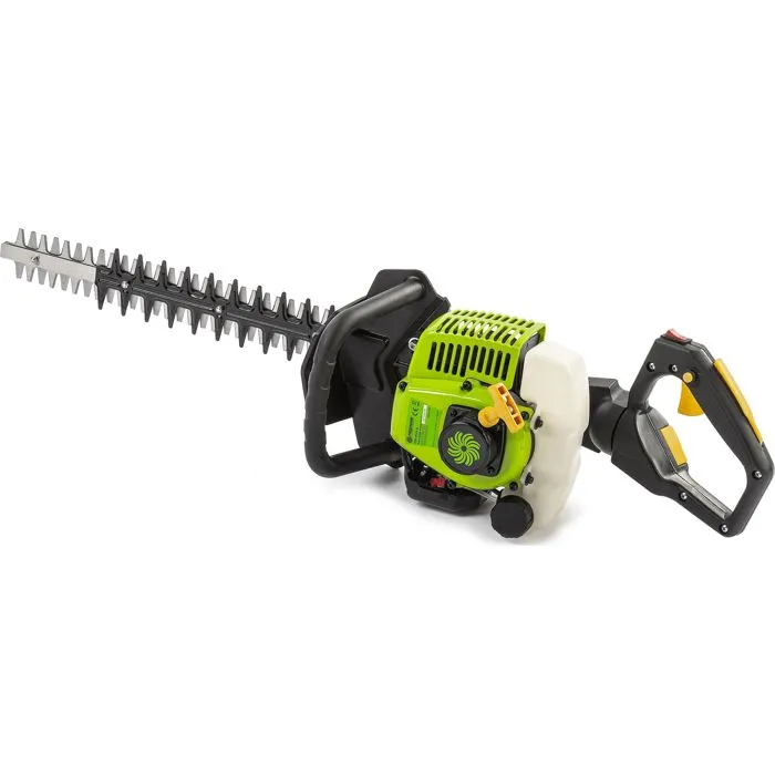 Fieldmann - Taille-haie thermique 26 cc 2 temps, lame de coupe 51 cm x largeur de 24 mm, pour haies et branches épaisses