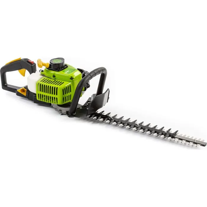Fieldmann - Taille-haie thermique 26 cc 2 temps, lame de coupe 51 cm x largeur de 24 mm, pour haies et branches épaisses