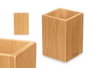 Berilo Vas Pot Carré Bambou Naturel 6x9x6 cm (Set de 24)