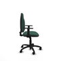 PIQUERAS Y CRESPO Chaise de bureau Algarra, Vert bouteille, Accoudoirs 1D