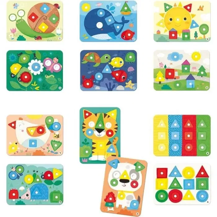 Goula Baby Shapes GOULA - Jeu d'apprentissage des formes et des couleurs avec pions adaptés aux tout-petits Goula Baby Shapes GOULA - Jeu d'apprentissage des formes et des couleurs avec pions adaptés aux tout-petits