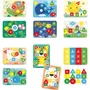 Goula Baby Shapes GOULA - Jeu d'apprentissage des formes et des couleurs avec pions adaptés aux tout-petits