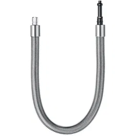 JURA HP1 - Tuyau à lait compatible C9 - Silicone avec gaine inox - 23 cm - Protection UV - Hygiène et flux optimal