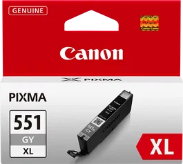 Canon CLI-551GY XL Cartouche d'encre Gris 6447B001 ~275 pages
