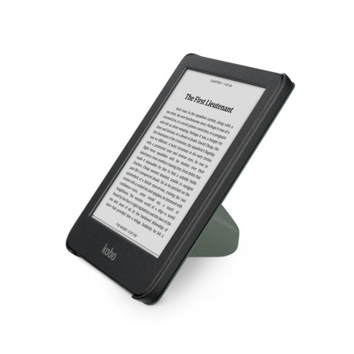 Kobo Etui de Protection Sleepcover pour Kobo Clara - Vert Brumeux, Modèle N365-AC-GR-E-PU (N365ACGREPU)