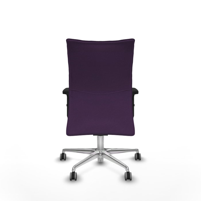 Chaise Albacete confidente Synchro 5 positions Tissu Pourpre Structure d' aluminium Accoudoir 2D Sans appui-tête Roulettes 65mm pour moquette Chaise Albacete confidente Synchro 5 positions Tissu Pourpre Structure d' aluminium Accoudoir 2D Sans appui-tête Roulettes 65mm pour moquette
