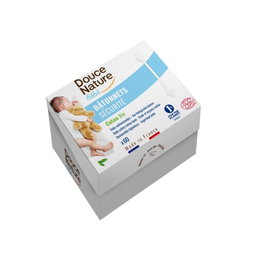 DOUCE NATURE Bâtonnets de sécurité en coton biologique pour bébé 60 unités