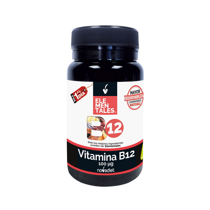 NOVADIET Vitamine B12 100 mcg 120 comprimés masticables