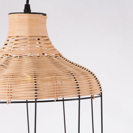 Quetzaltenango Lampe À Suspension en Rotin