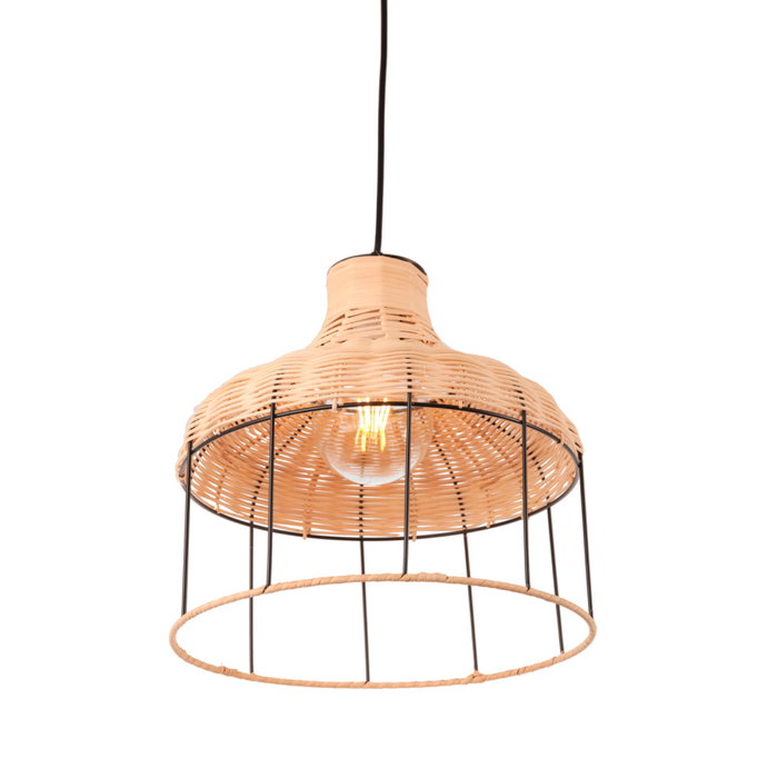 Quetzaltenango Lampe À Suspension en Rotin