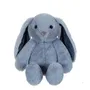 Gipsy Toys Trendy Bunny - Peluche lapin bleu jeans 28 cm, oreilles tombantes, compagnon de jeu et de dodo, idée cadeau enfant