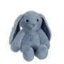 Gipsy Toys Trendy Bunny - Peluche lapin bleu jeans 28 cm, oreilles tombantes, compagnon de jeu et de dodo, idée cadeau enfant