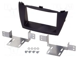 PER.PIC. Cadre de radio 2 DIN noir pour Hyundai IX35 2010->