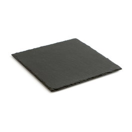 Quid Plateau à Charcuterie en Ardoise Gastro Fun 30x30 cm