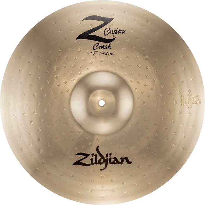Zildjian Crash 19" Z Custom - Cymbale en alliage B20 Bronze pour batterie Metal