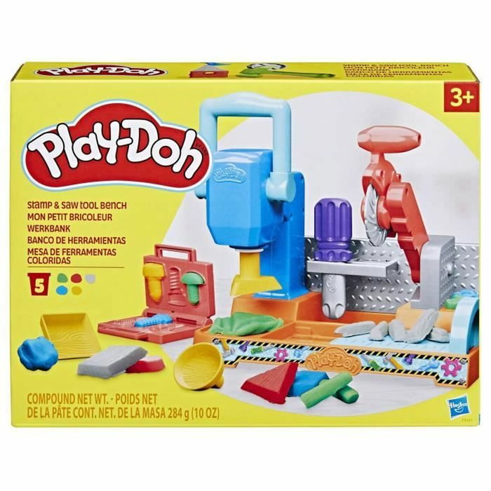 Playdoh Mon petit bricoleur, coffret de pâte à modeler avec accessoires