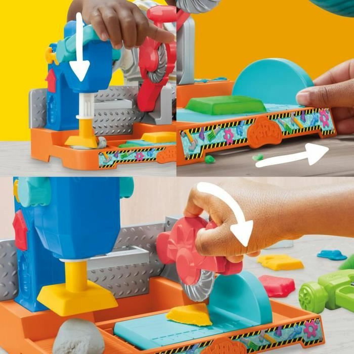 Playdoh Mon petit bricoleur, coffret de pâte à modeler avec accessoires