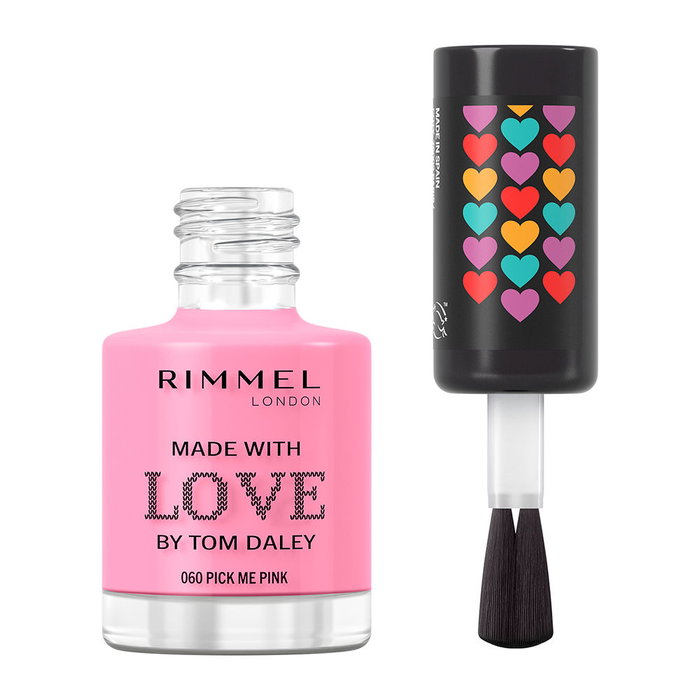 Rimmel London MADE WITH LOVE vernis à ongles 060-pick me rose Rimmel London MADE WITH LOVE vernis à ongles 060-pick me rose