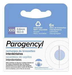 Parogencyl Recharge Brossette Interdentaire XS - Lot de Brossettes Interdentaires