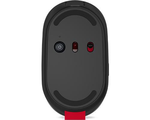 Lenovo Go - Souris Sans Fil Multi-Appareils USB-C, 2400 dpi, Bluetooth 5.0/2.4 GHz, Charge Rapide Qi