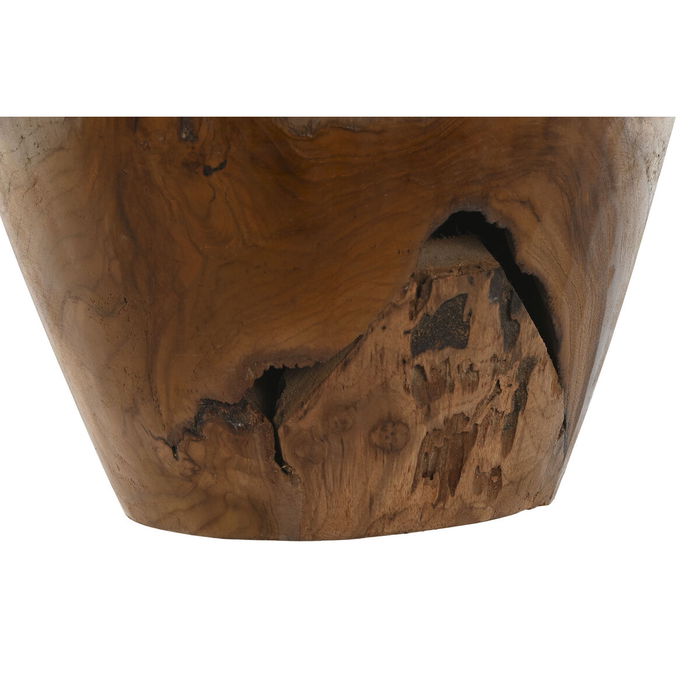 Vase Home ESPRIT Naturel Brun foncé Teck 34 x 34 x 40 cm